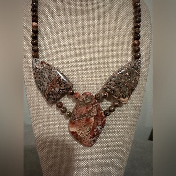 Multi-Color Volcanic Quartzite Necklace by Jay King - Picture 4 of 10